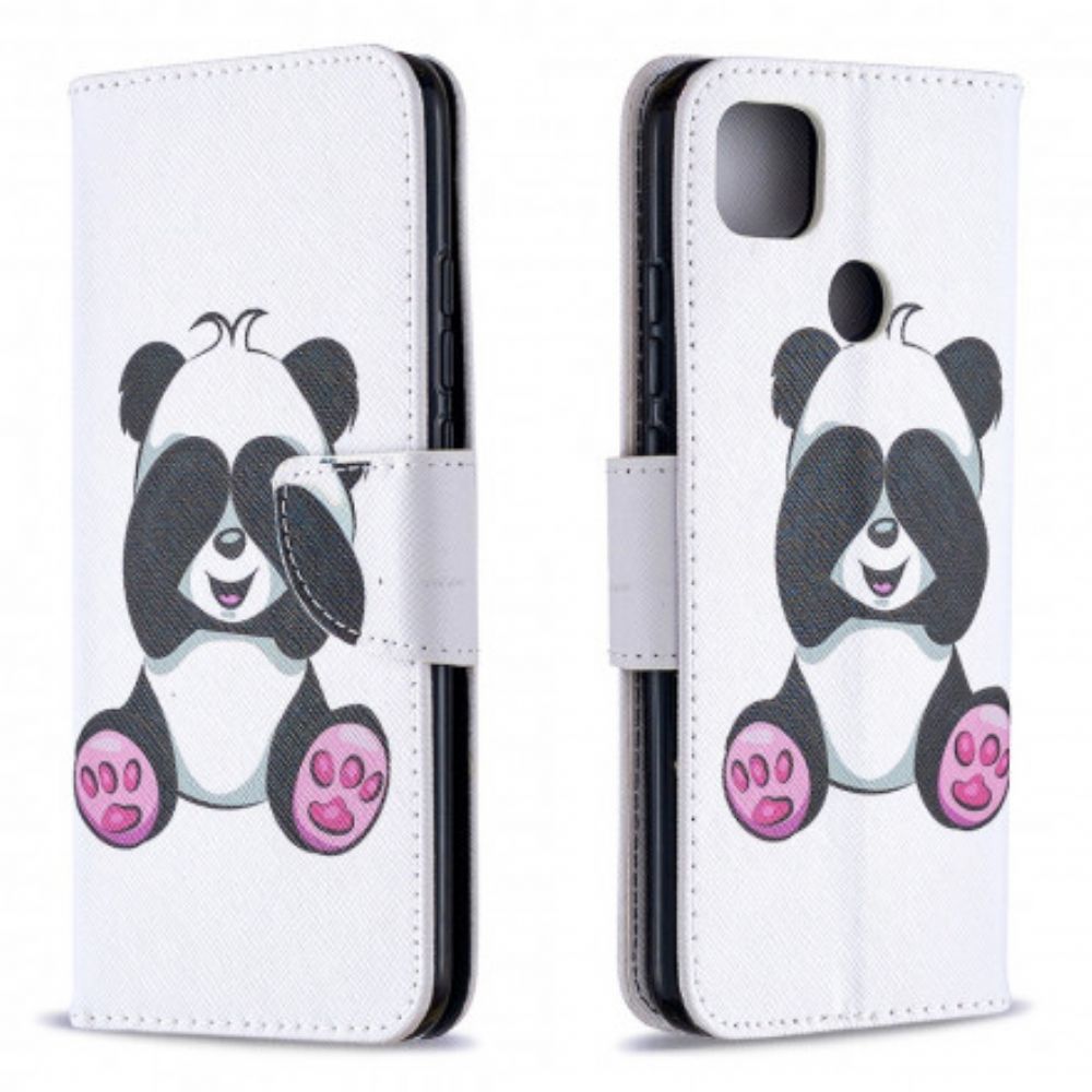 Lederhüllen Für Xiaomi Redmi 9C Panda-spaß