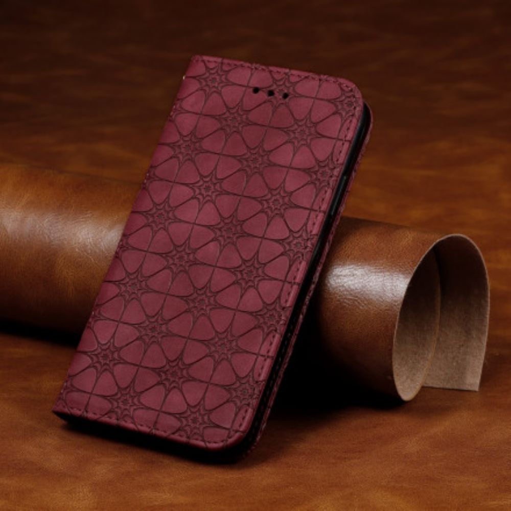 Schutzhülle Für Xiaomi Redmi 9C Flip Case Barockblumen