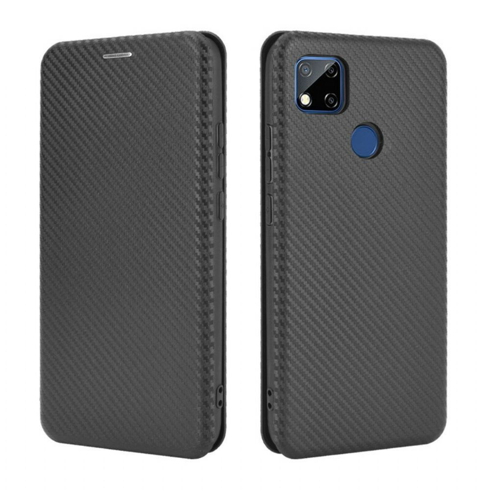 Schutzhülle Für Xiaomi Redmi 9C Flip Case Farbiges Karbon-silikon