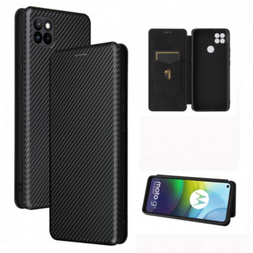 Schutzhülle Für Moto G9 Power Flip Case Silikonkohle