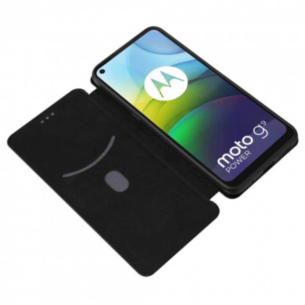 Schutzhülle Für Moto G9 Power Flip Case Silikonkohle