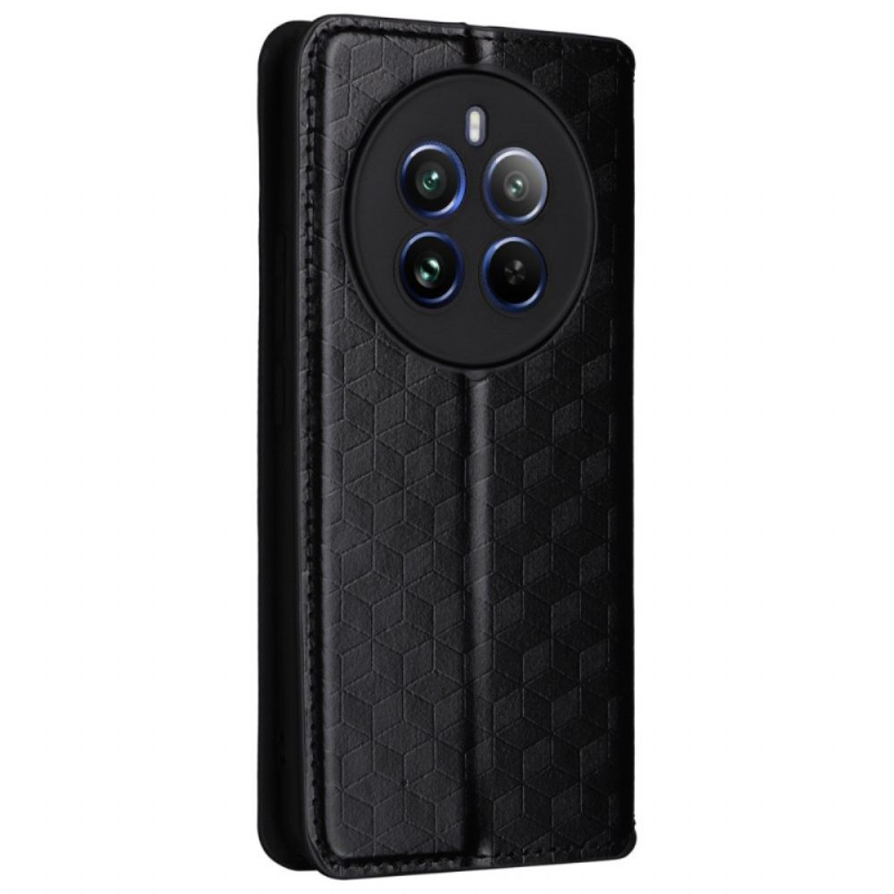 Flip Case Für Realme 12 Pro / 12 Pro Plus 3d-diamantmuster