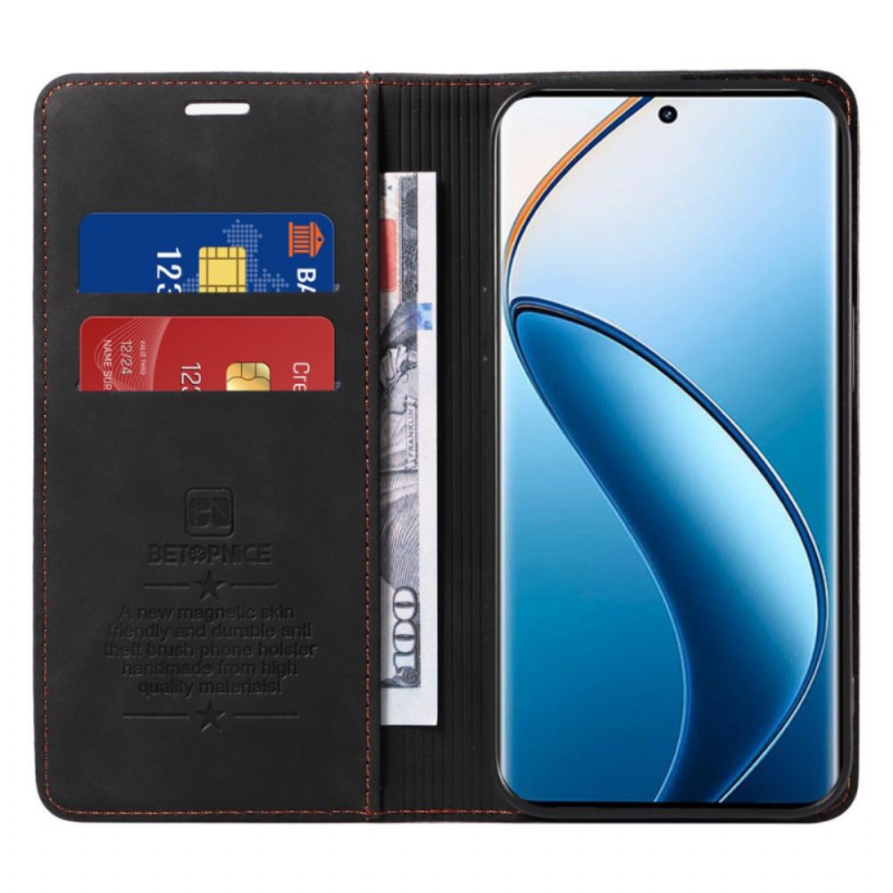 Flip Case Realme 12 Pro / 12 Pro Plus Betopnice Rfid-blockierende Geldbörse