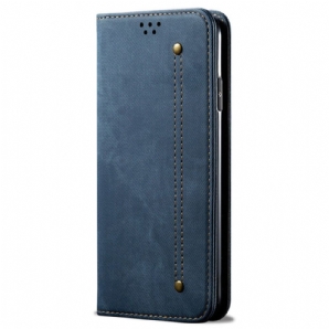 Flip Case Realme 12 Pro / 12 Pro Plus Jeansstoff