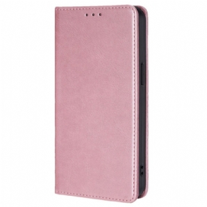 Flip Case Realme 12 Pro / 12 Pro Plus Ledereffekt