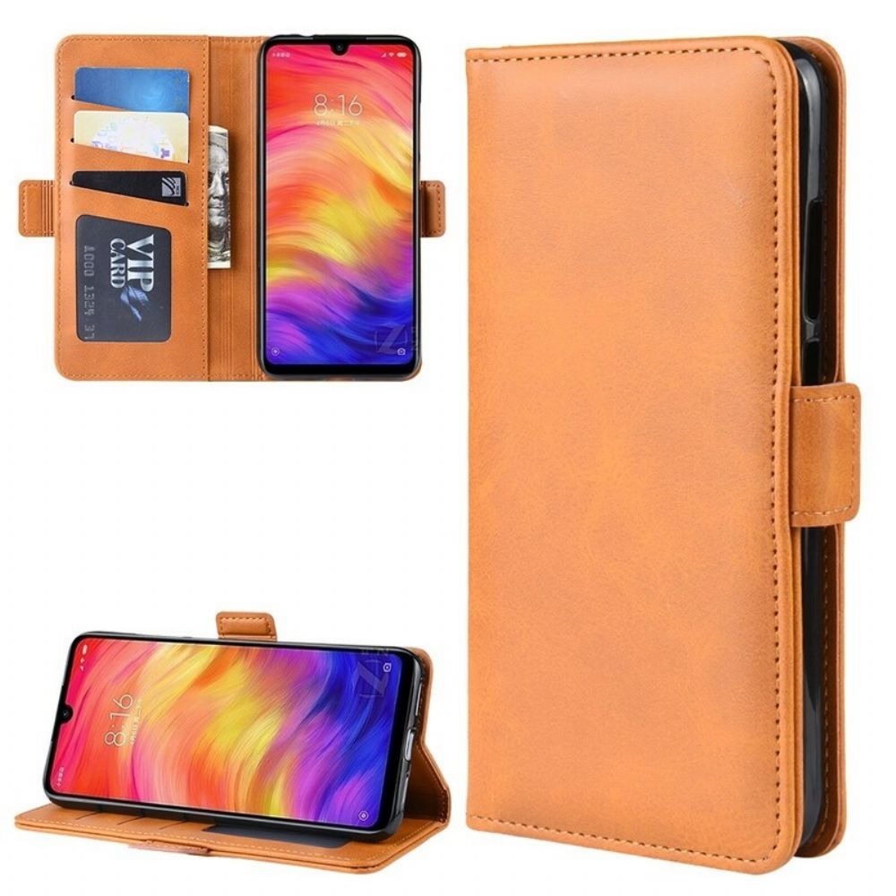 Flip Case Für Xiaomi Redmi Note 7 Flip Case Doppelklappe