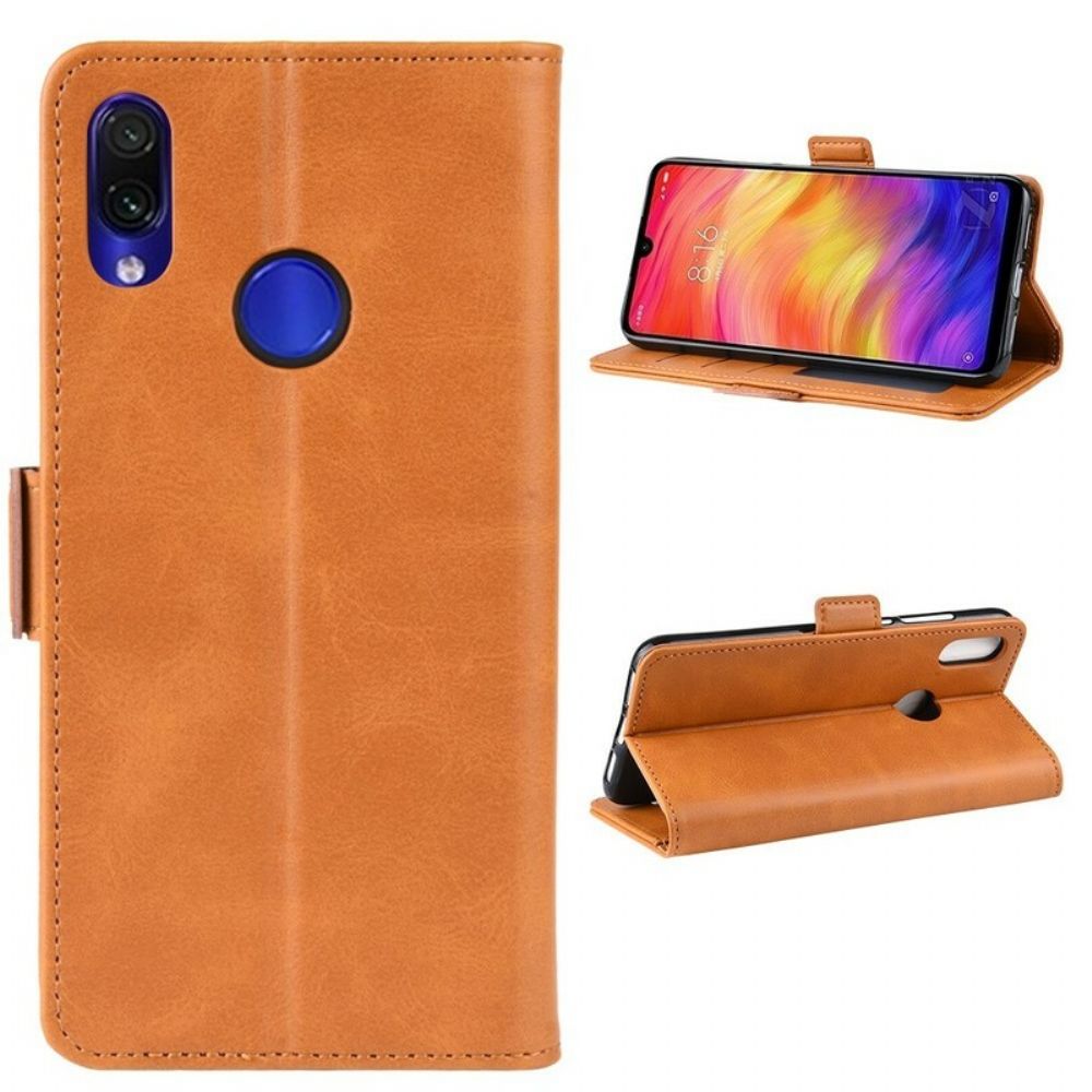 Flip Case Für Xiaomi Redmi Note 7 Flip Case Doppelklappe