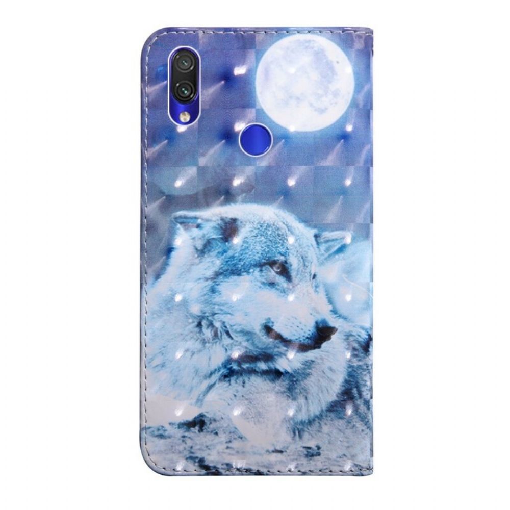 Flip Case Für Xiaomi Redmi Note 7 Hektor Der Wolf