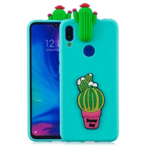 Handyhülle Für Xiaomi Redmi Note 7 3d-kaktus-wahnsinn