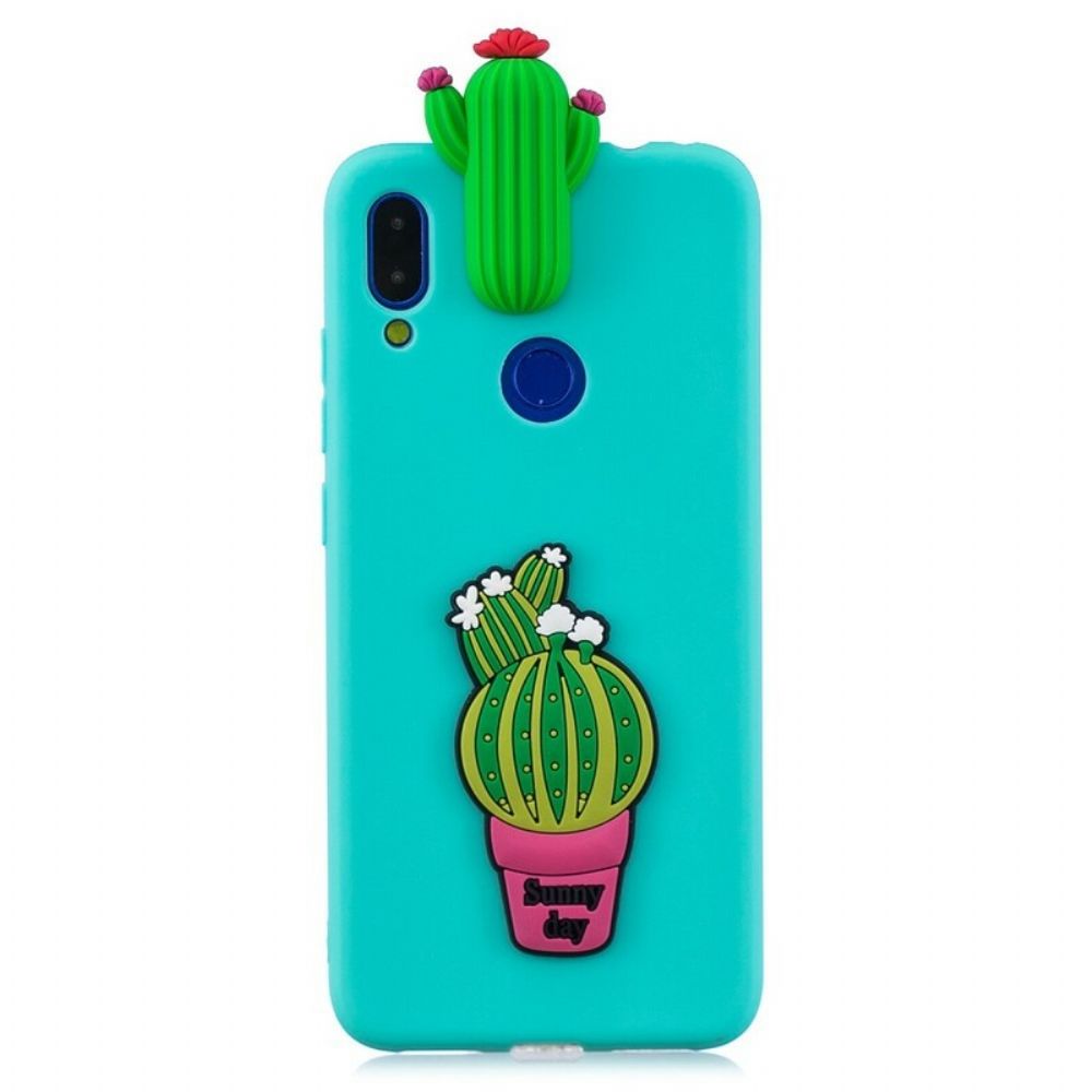 Handyhülle Für Xiaomi Redmi Note 7 3d-kaktus-wahnsinn