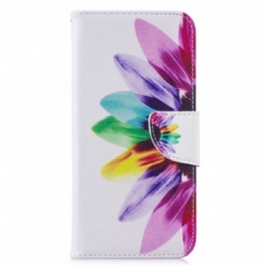 Lederhüllen Für Xiaomi Redmi Note 7 Aquarell Blume