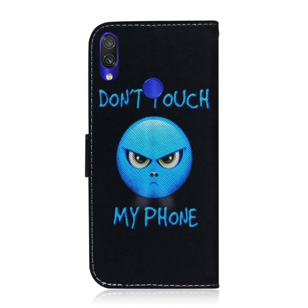 Lederhüllen Für Xiaomi Redmi Note 7 Emoji-telefon