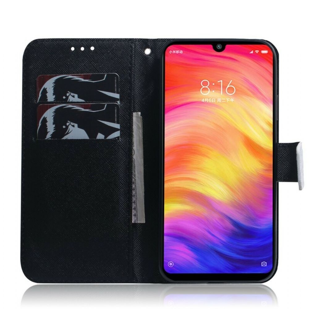 Lederhüllen Für Xiaomi Redmi Note 7 Emoji-telefon