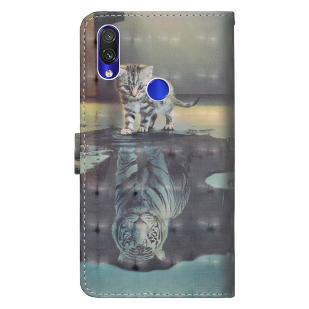 Lederhüllen Für Xiaomi Redmi Note 7 Ernst Der Tiger