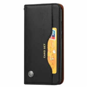 Schutzhülle Für Xiaomi Redmi Note 7 Flip Case Kartenetui Aus Kunstleder