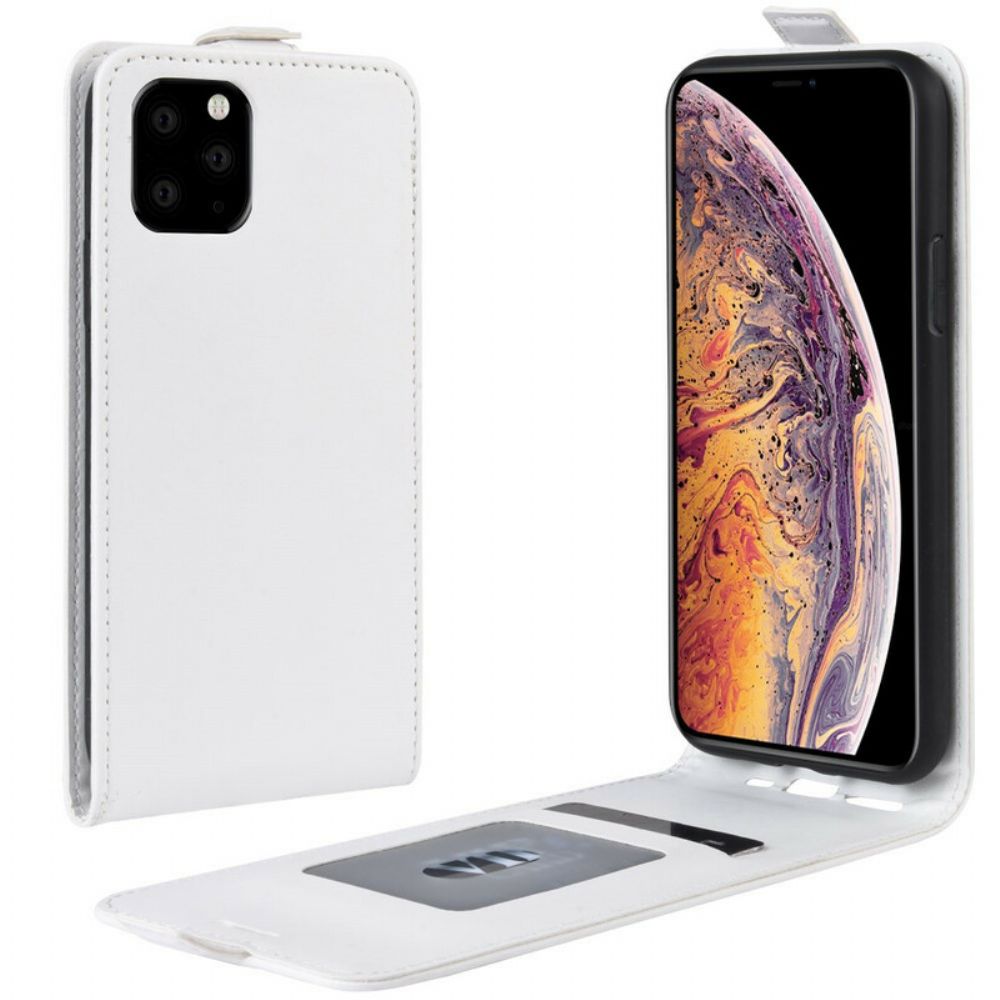 Flip Case Für iPhone 11 Pro Max Flip Case Faltbarer Ledereffekt