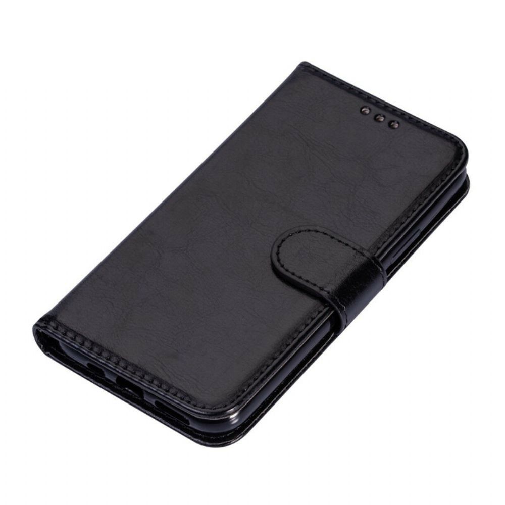 Flip Case Für iPhone 11 Pro Max Mit Kordel Armband In Lederoptik