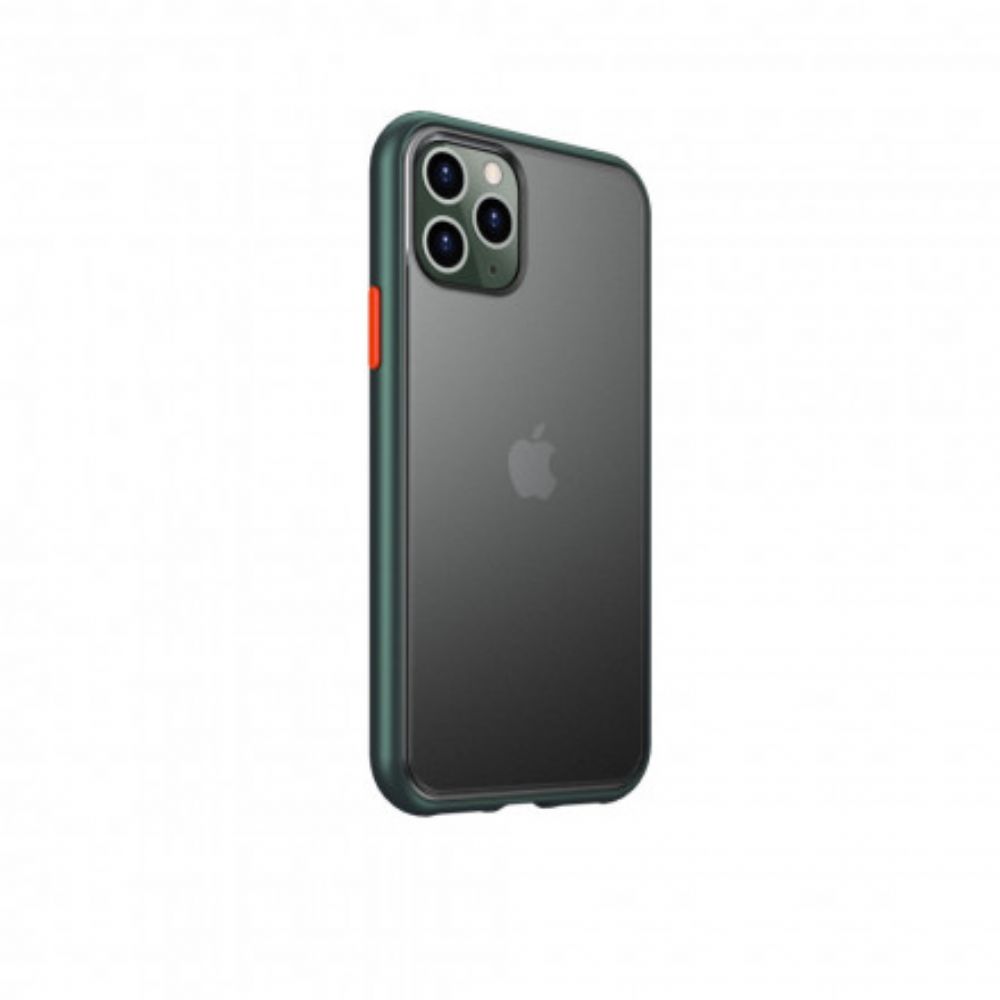 Handyhülle Für iPhone 11 Pro Max Hybrid-farbige Knöpfe