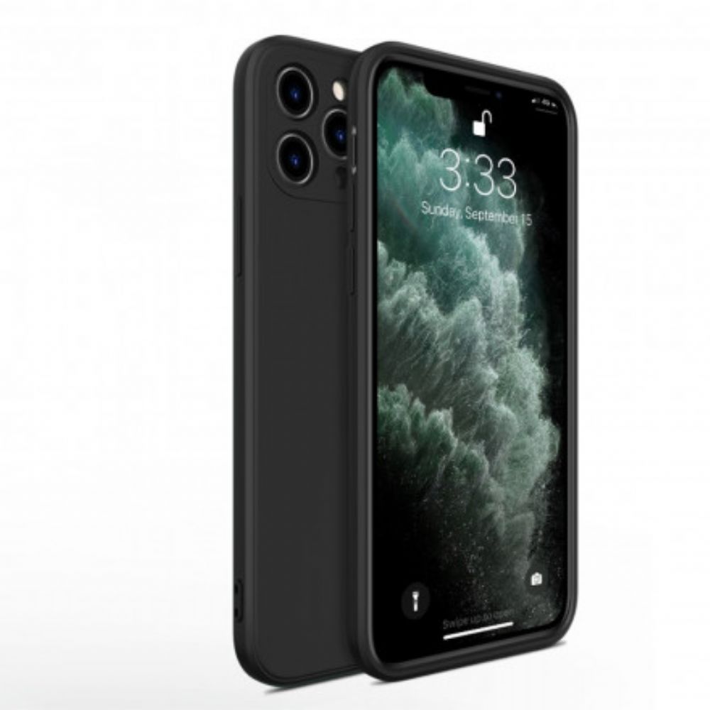 Handyhülle Für iPhone 11 Pro Max X-level Flüssigsilikon