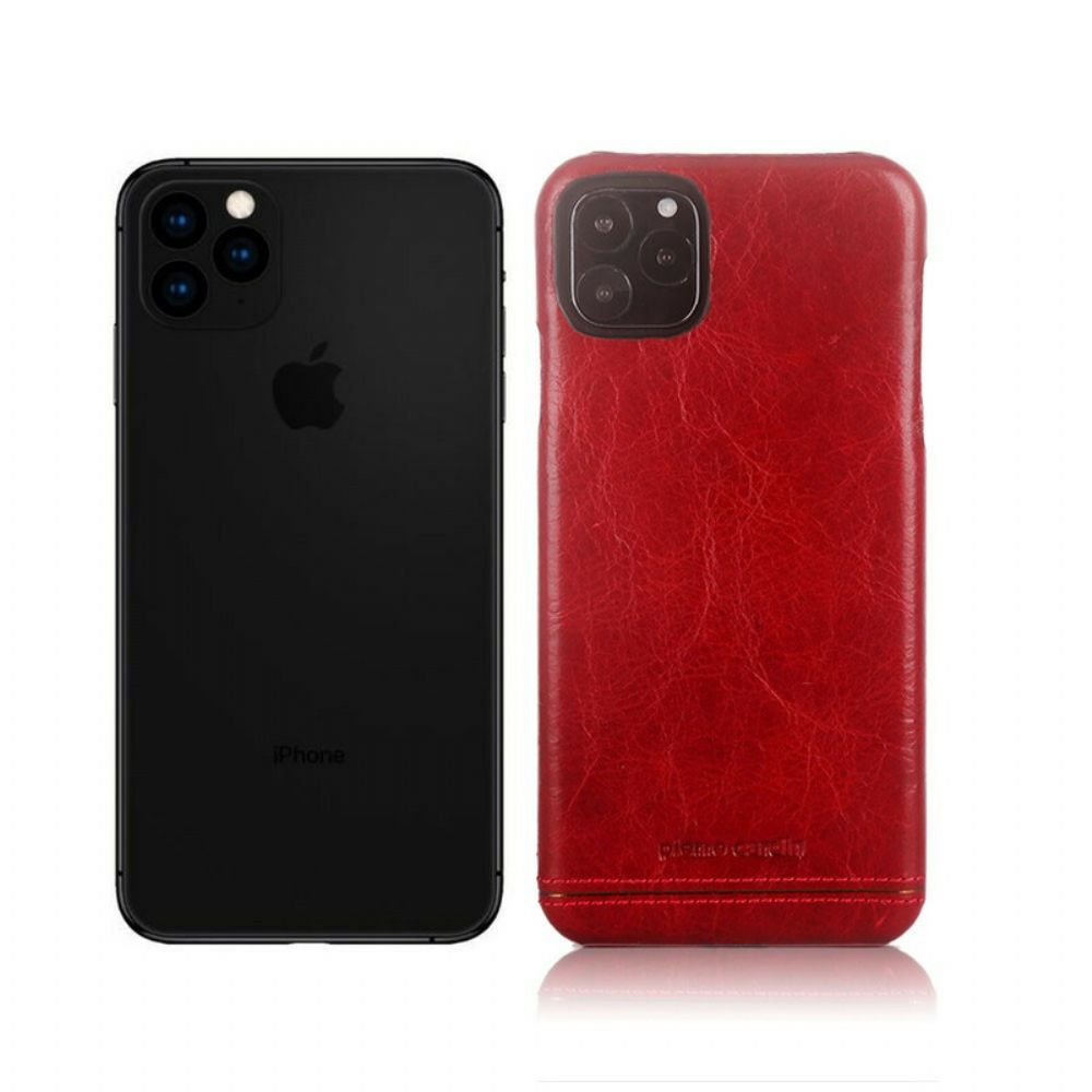 Hülle Für iPhone 11 Pro Max Echtes Leder Pierre Cardin