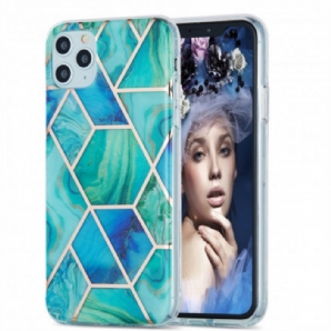 Hülle Für iPhone 11 Pro Max Silikon-marmor-geometrie