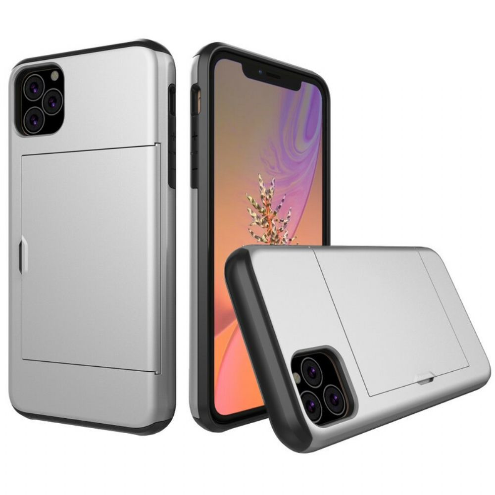 Hülle Für iPhone 11 Pro Max Starrer Auffälliger Kartenhalter