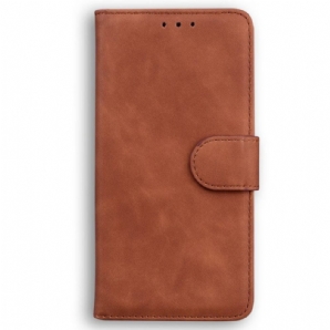 Flip Case Für Xiaomi Redmi Note 12 5G Kunstleder. Einfarbig