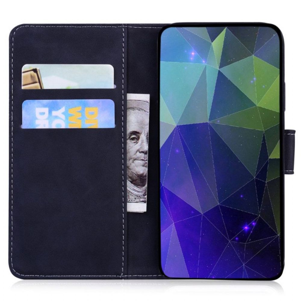 Flip Case Für Xiaomi Redmi Note 12 5G Kunstleder. Einfarbig