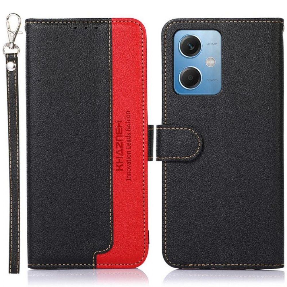 Flip Case Für Xiaomi Redmi Note 12 5G Rfid-khazneh