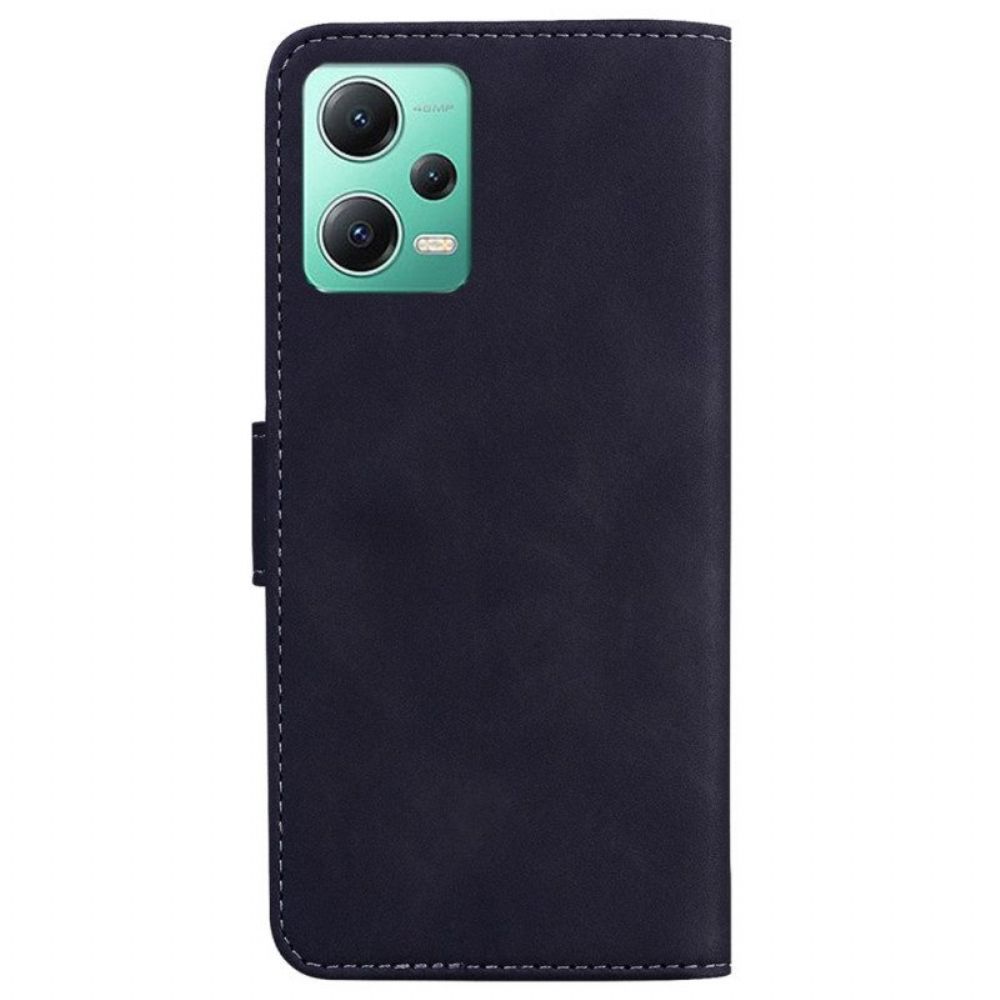 Flip Case Für Xiaomi Redmi Note 12 5G Schmetterlingsdesign