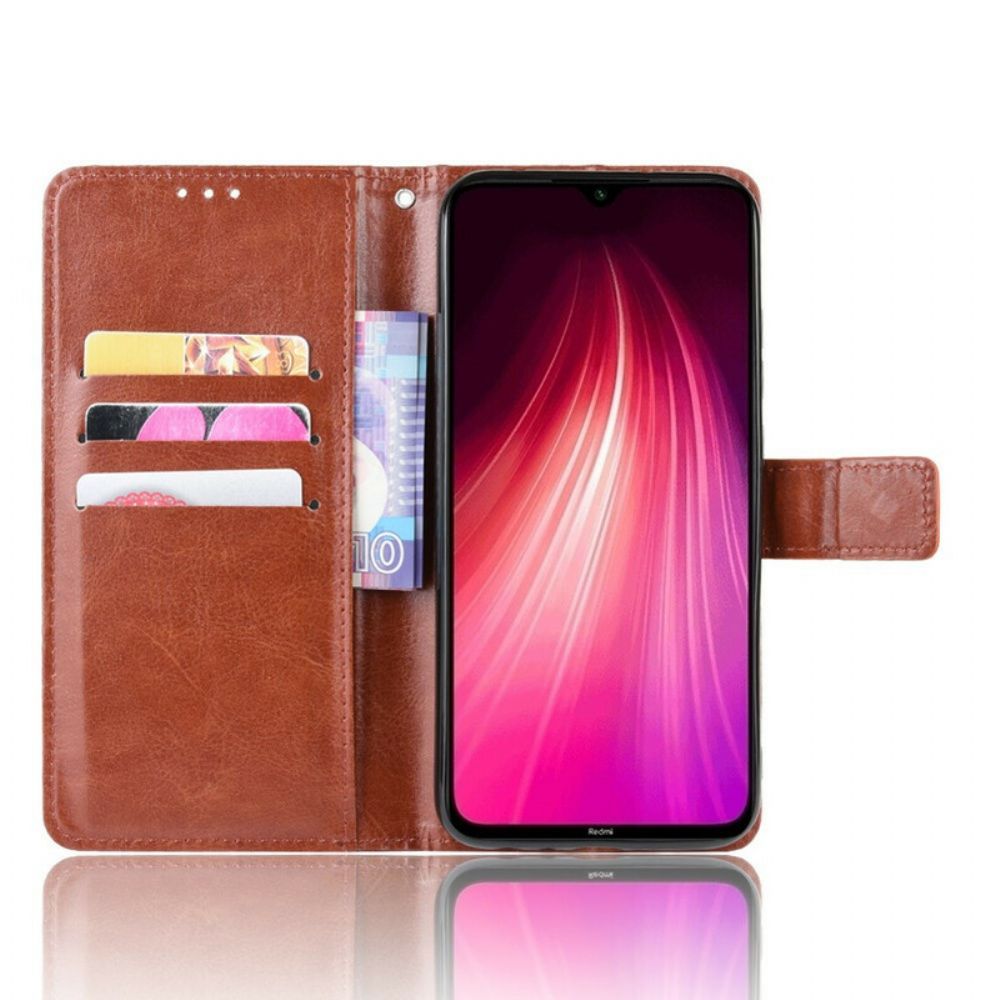 Flip Case Für Xiaomi Redmi Note 8 Auffälliges Kunstleder