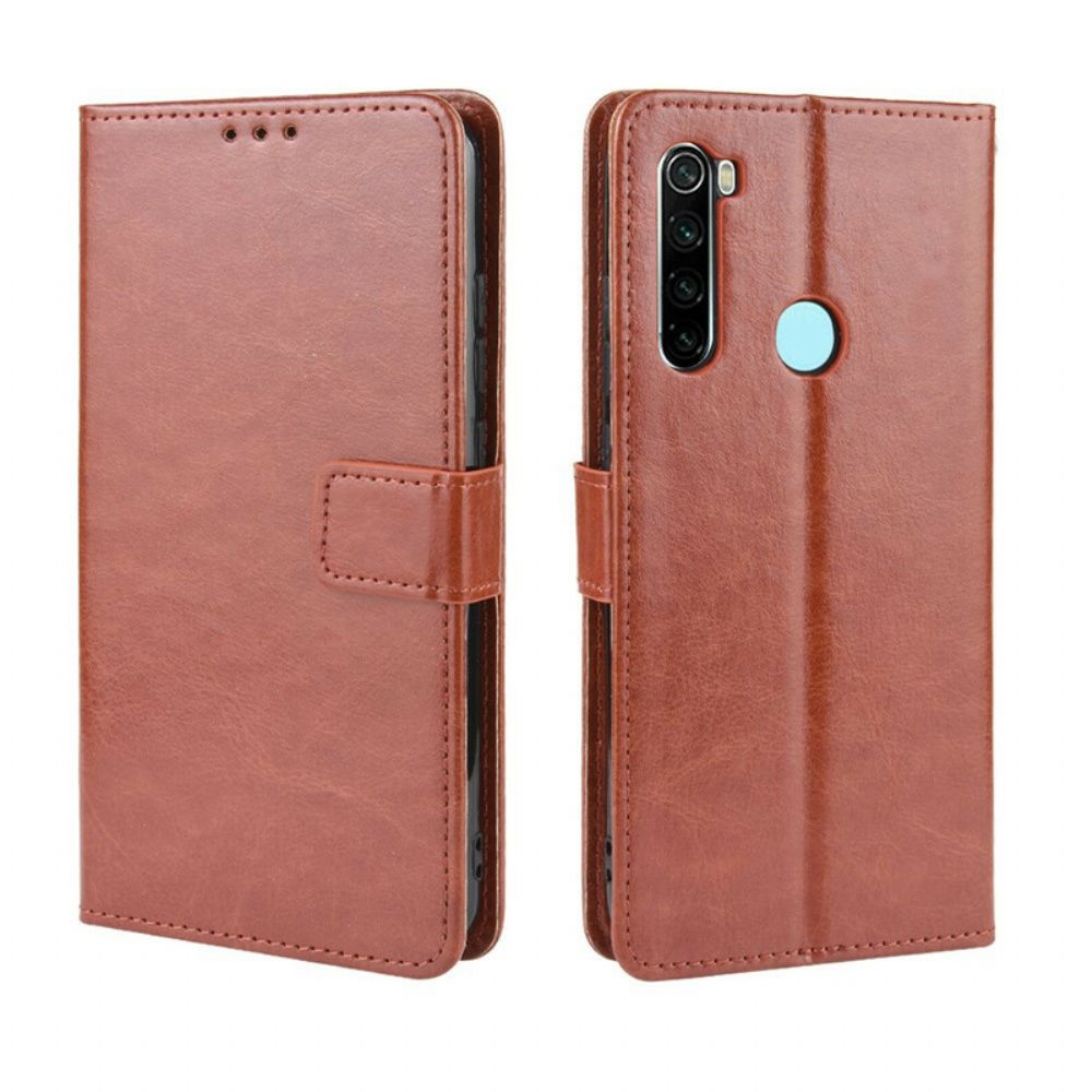 Flip Case Für Xiaomi Redmi Note 8 Auffälliges Kunstleder