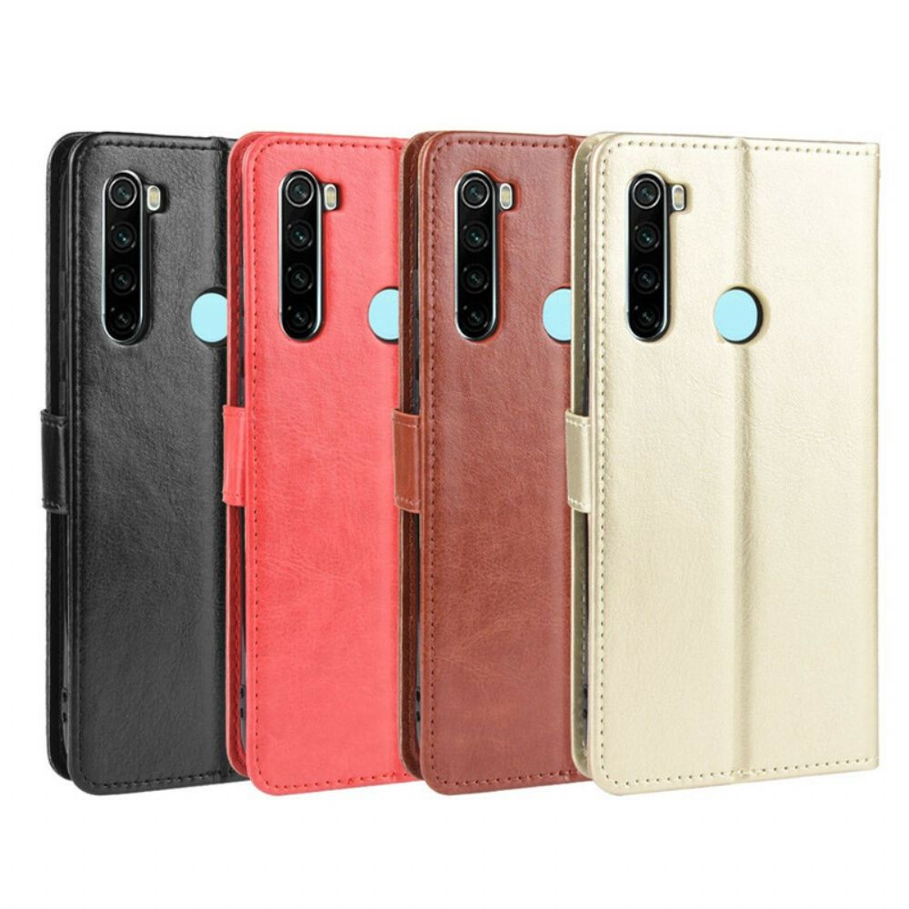 Flip Case Für Xiaomi Redmi Note 8 Auffälliges Kunstleder