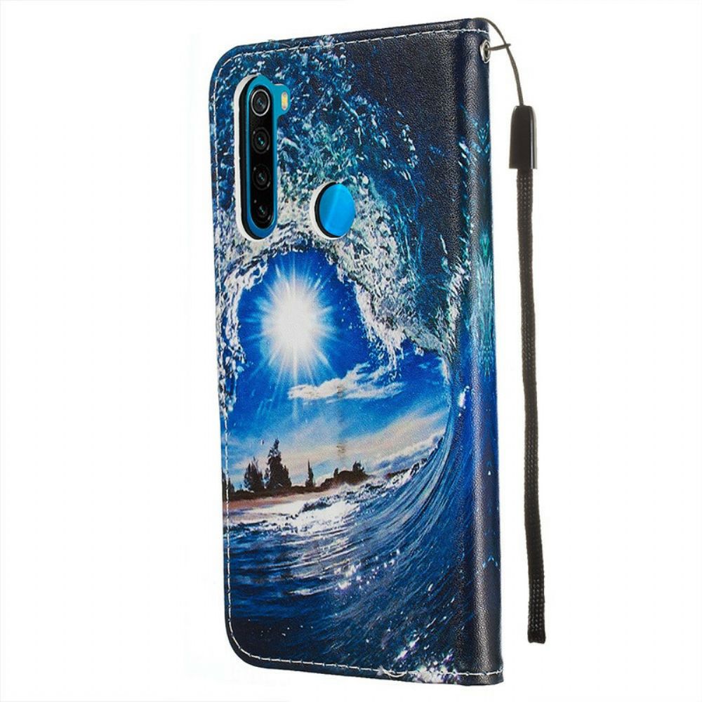 Flip Case Für Xiaomi Redmi Note 8 Kiff Die Welle