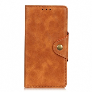 Flip Case Für Xiaomi Redmi Note 8 Kunstlederknopf