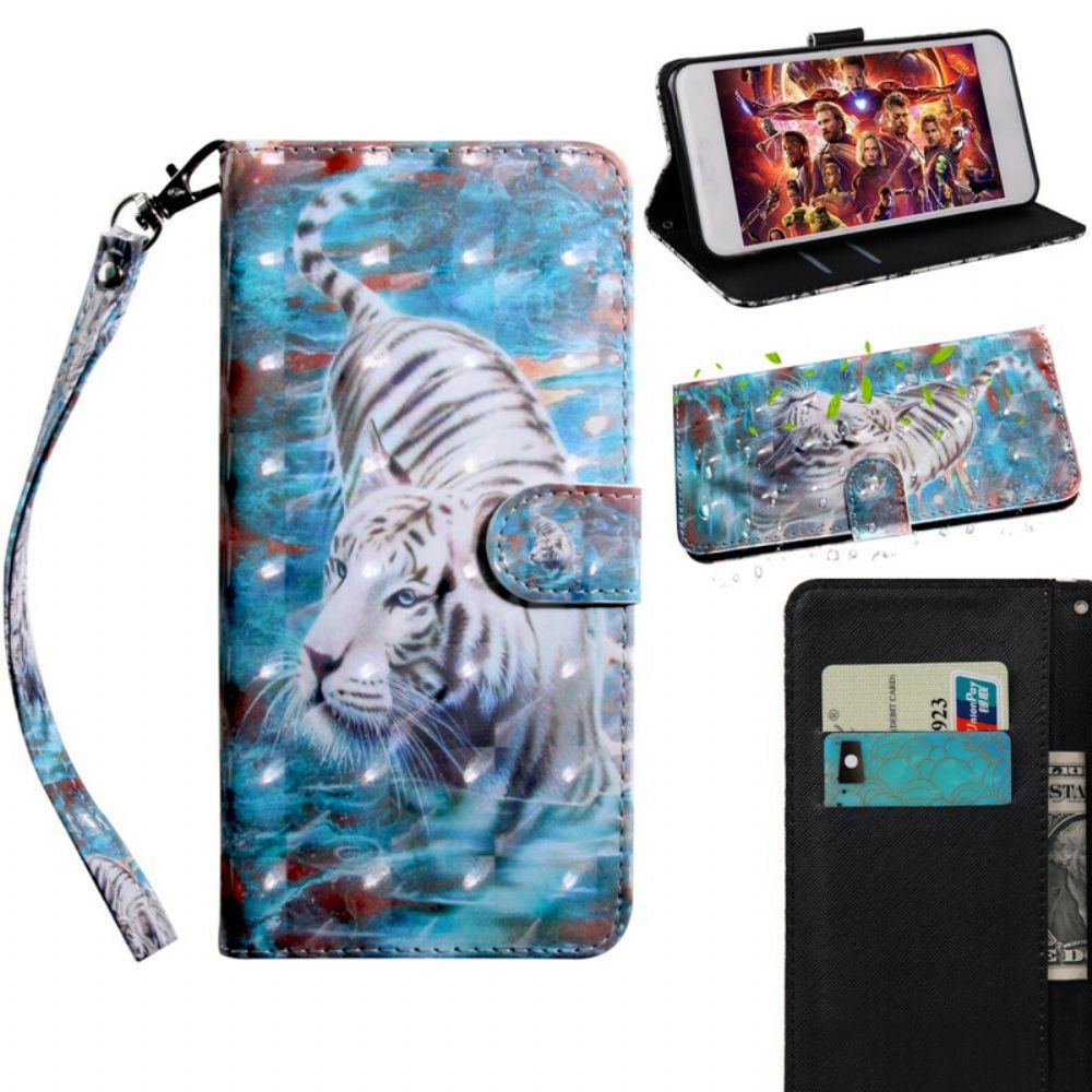 Flip Case Für Xiaomi Redmi Note 8 Lucien Der Tiger