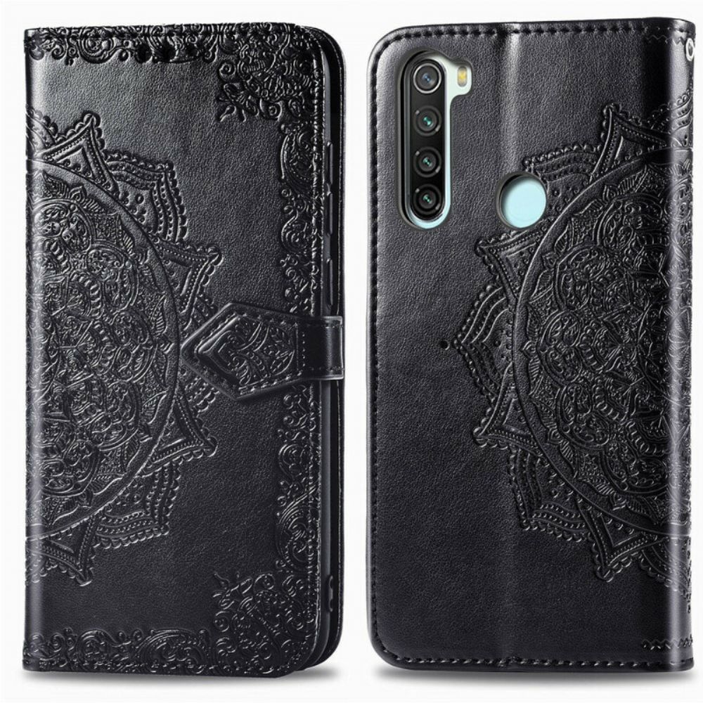 Flip Case Für Xiaomi Redmi Note 8 Mandala Aus Dem Mittelalter