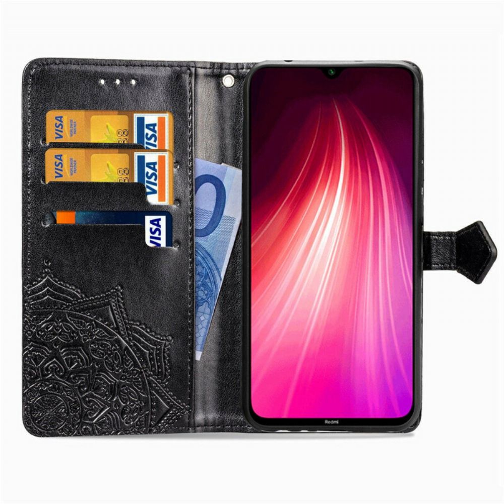 Flip Case Für Xiaomi Redmi Note 8 Mandala Aus Dem Mittelalter