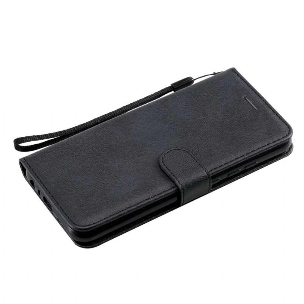 Flip Case Für Xiaomi Redmi Note 8 Mit Kordel Armband In Lederoptik