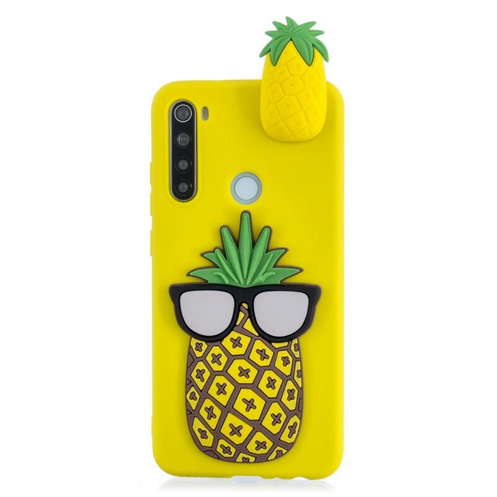 Hülle Für Xiaomi Redmi Note 8 Coole 3d-ananas