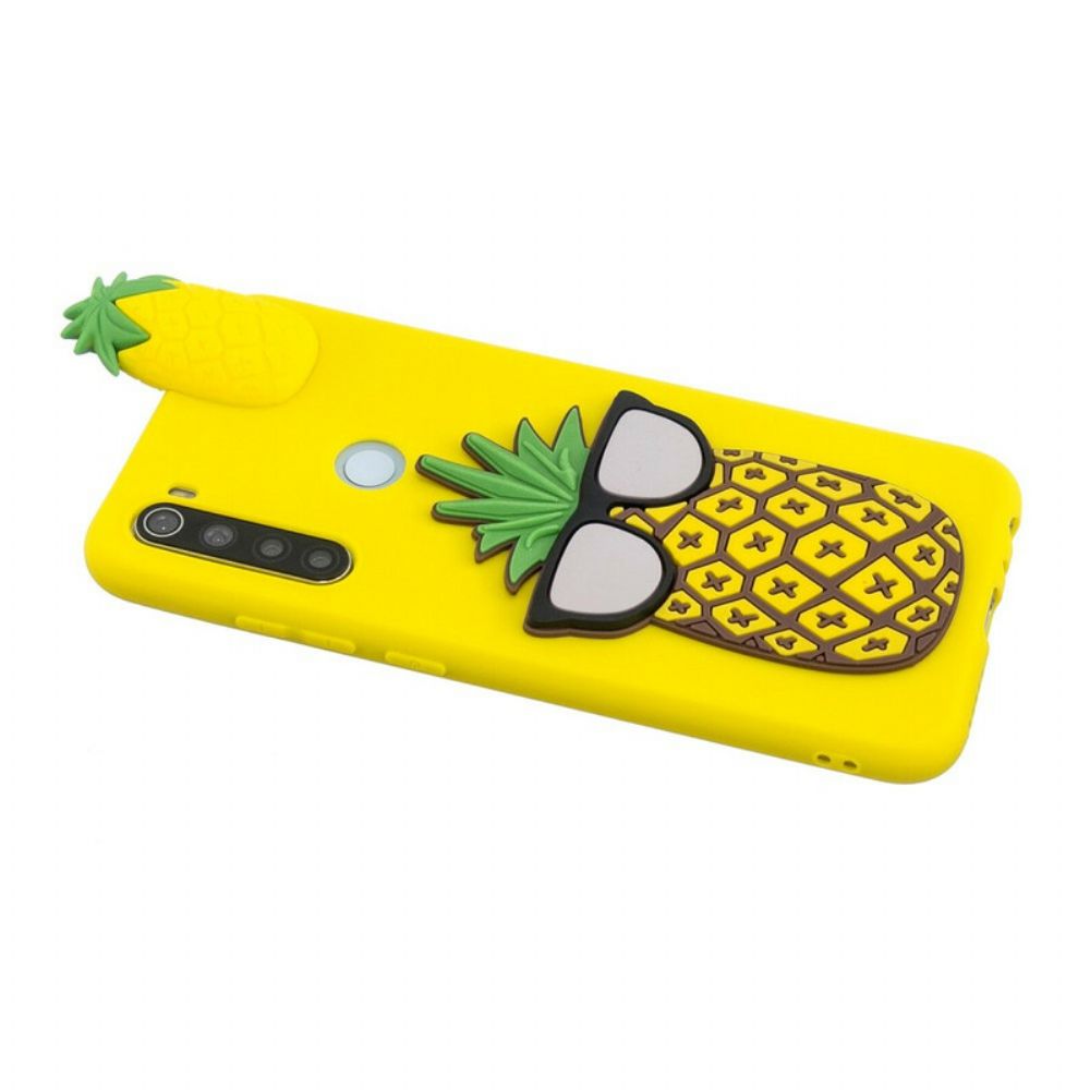 Hülle Für Xiaomi Redmi Note 8 Coole 3d-ananas