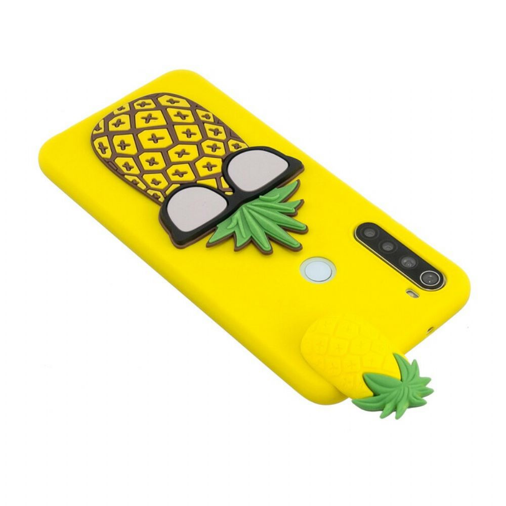 Hülle Für Xiaomi Redmi Note 8 Coole 3d-ananas