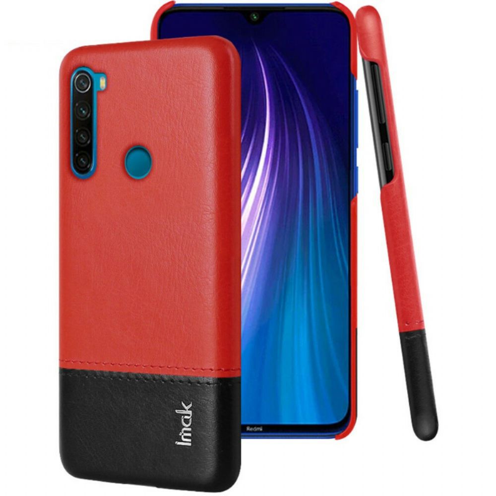 Hülle Für Xiaomi Redmi Note 8 Imak Ruiyi-serie Ledereffekt