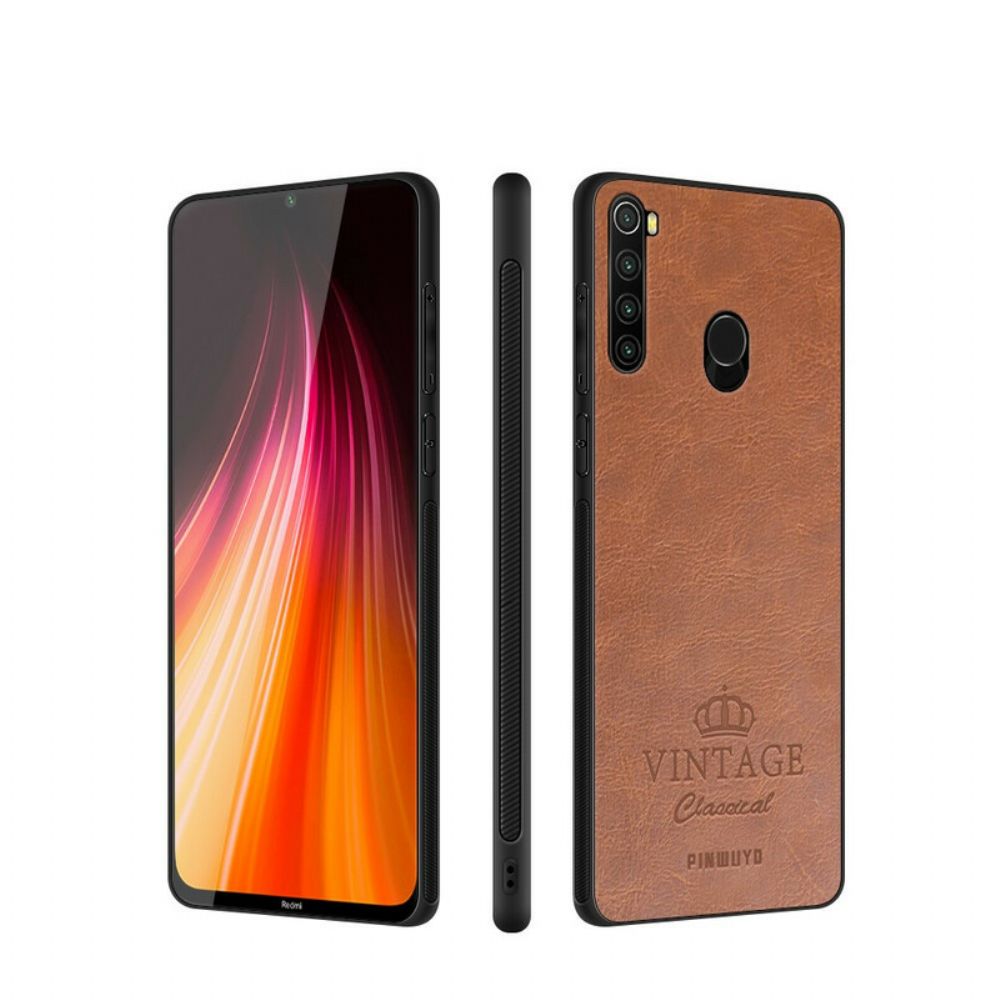 Hülle Für Xiaomi Redmi Note 8 Pinwuyo Mit Vintage-ledereffekt