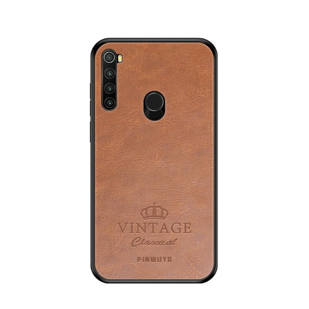 Hülle Für Xiaomi Redmi Note 8 Pinwuyo Mit Vintage-ledereffekt