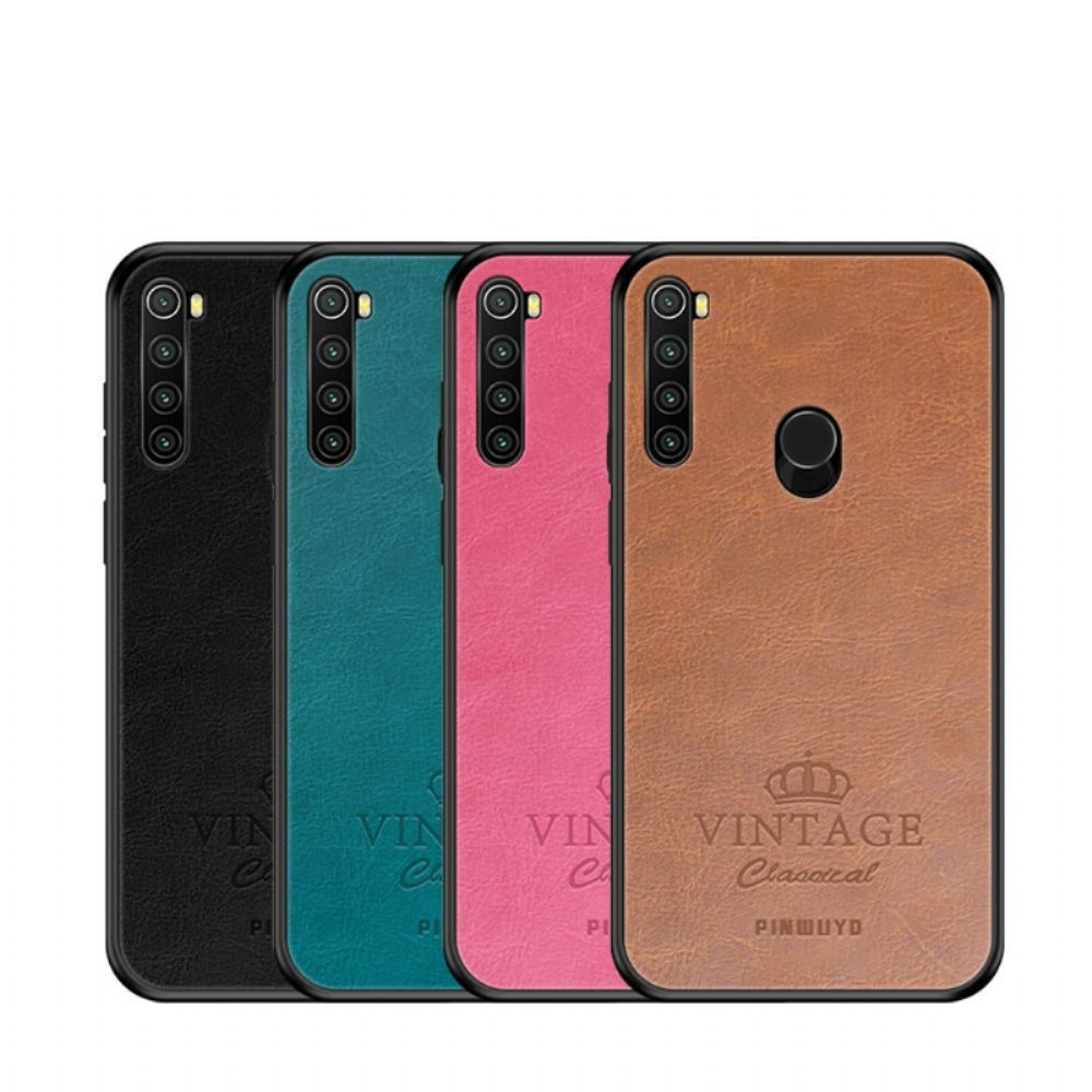 Hülle Für Xiaomi Redmi Note 8 Pinwuyo Mit Vintage-ledereffekt