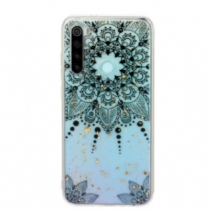 Hülle Für Xiaomi Redmi Note 8 Transparentes Graues Mandala