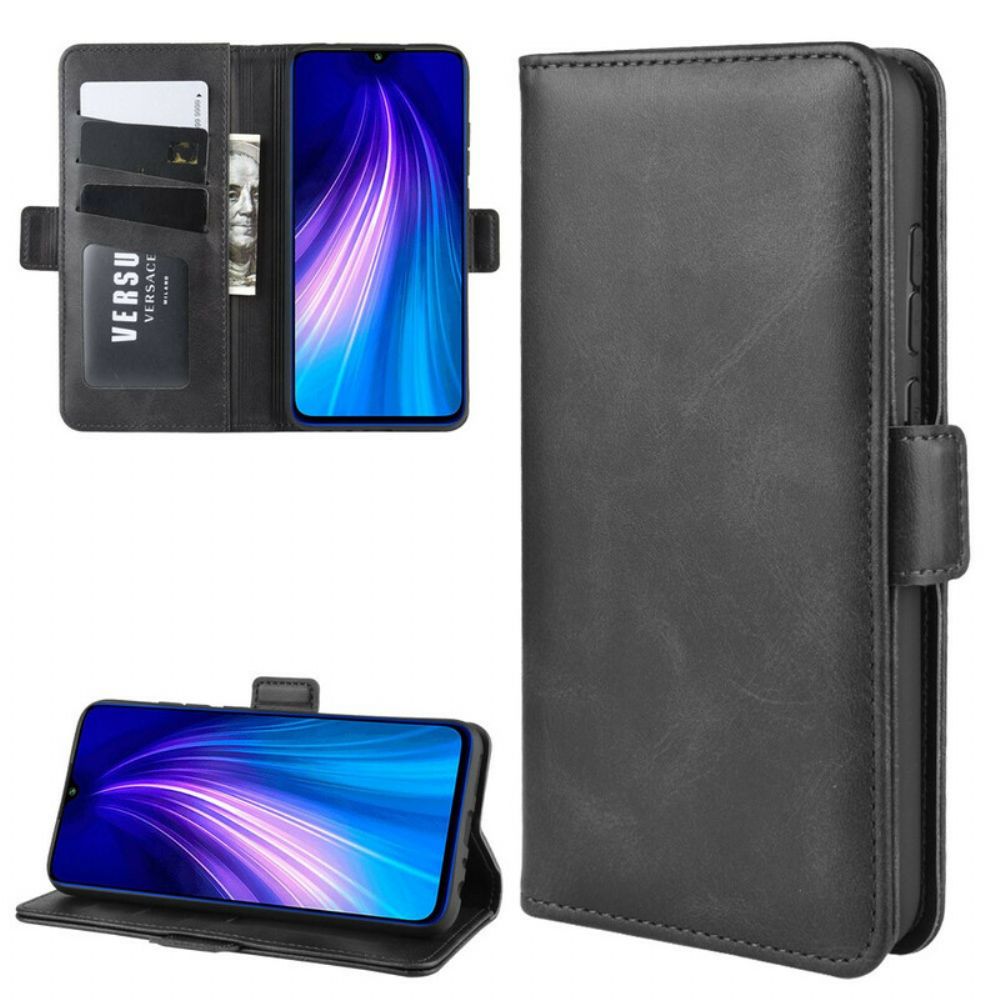 Lederhüllen Für Xiaomi Redmi Note 8 Flip Case Doppelklappe