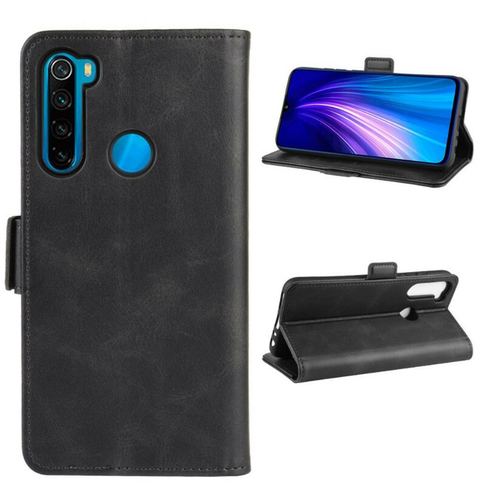 Lederhüllen Für Xiaomi Redmi Note 8 Flip Case Doppelklappe