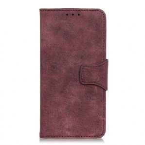 Lederhüllen Für Xiaomi Redmi Note 8 Flip Case Doppelseitige Magnetklappe